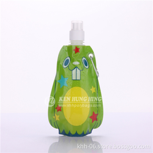 Hot Sale BPA free Animal Shape Spout Liquid Milk Packing Bag